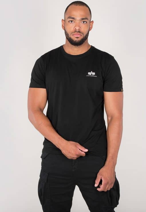 Alpha Industries Basic T Small Logo Black