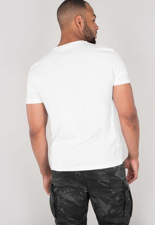 Alpha Industries Basic T Small Logo White