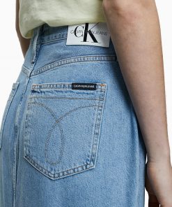 Calvin Klein Maxi Skirt Light Blue