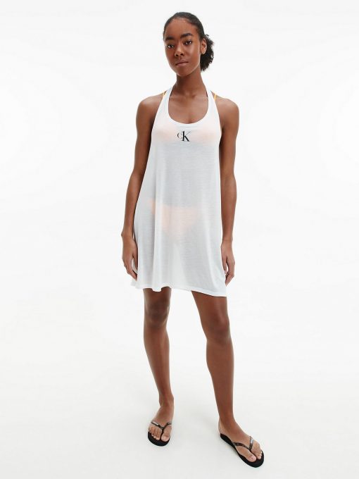 Calvin Klein Beach Tank Dress White