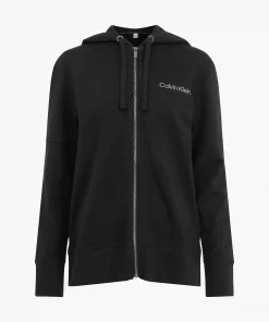 Buy Calvin Klein Lounge Zip Up Hoodie Black Scandinavian Fashion Store