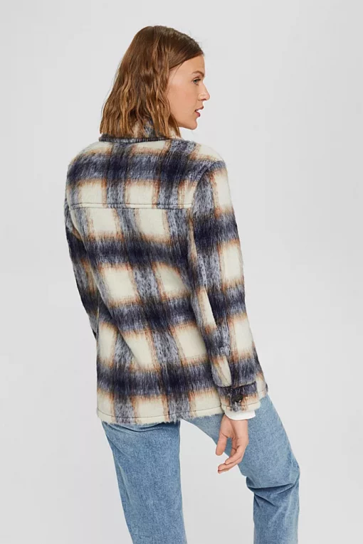 Esprit  indoor woven Shacket Navy