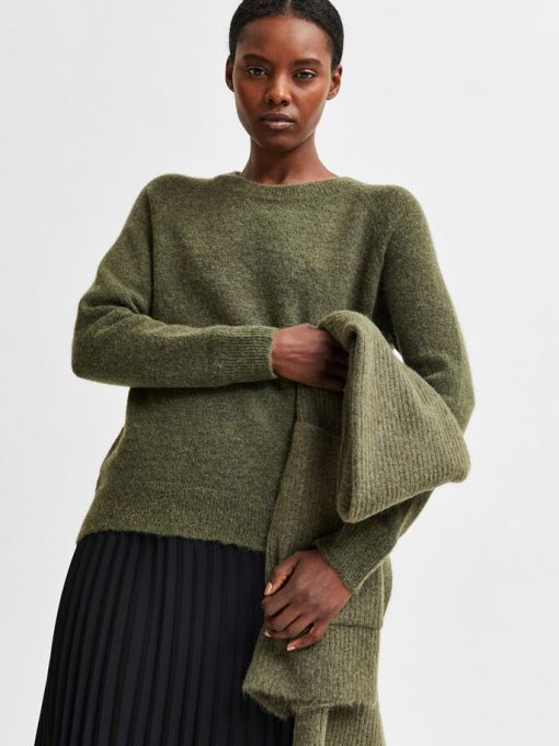 Selected Femme Lulu O-neck Kalamata