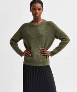 Selected Femme Lulu O-neck Kalamata