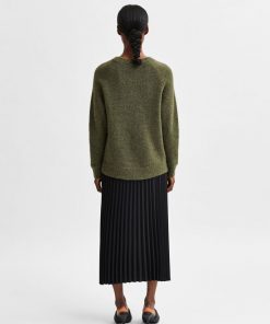Selected Femme Lulu O-neck Kalamata