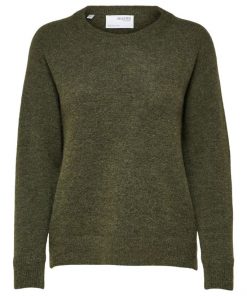 Selected Femme Lulu O-neck Kalamata