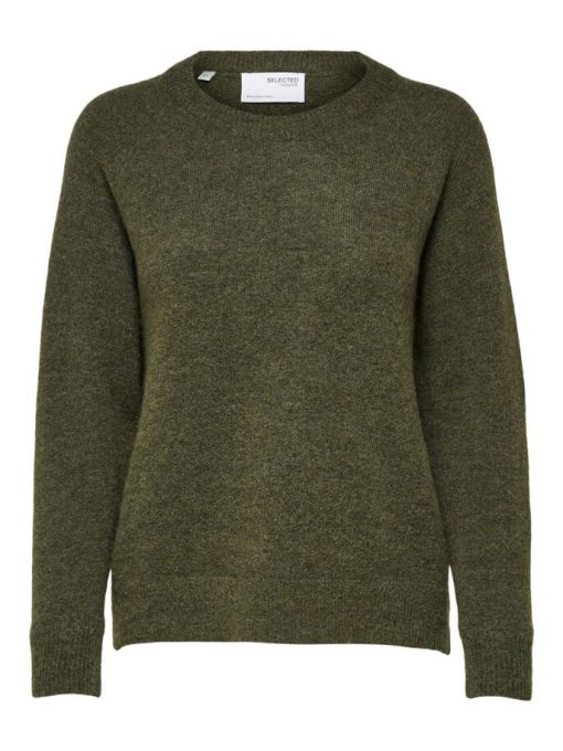 Selected Femme Lulu O-neck Kalamata