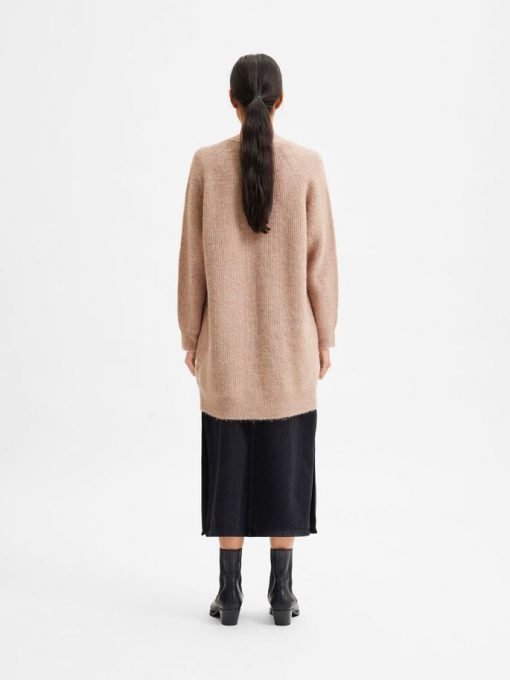 Selected Femme Lulu Long Cardigan Amphora