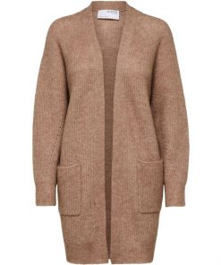 Selected Femme Lulu Long Cardigan Amphora
