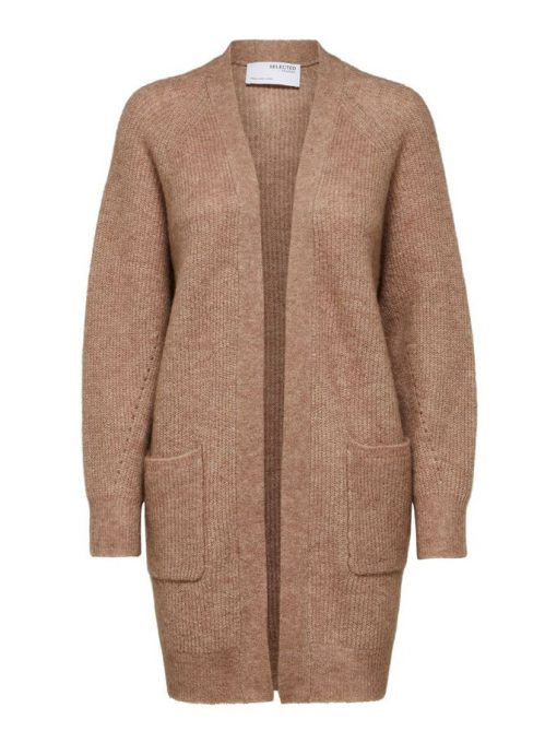 Selected Femme Lulu Long Cardigan Amphora