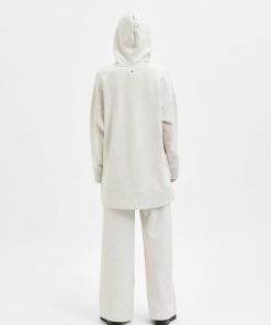 Selected Femme Liesel Oversized Sweat Hoodie Sand
