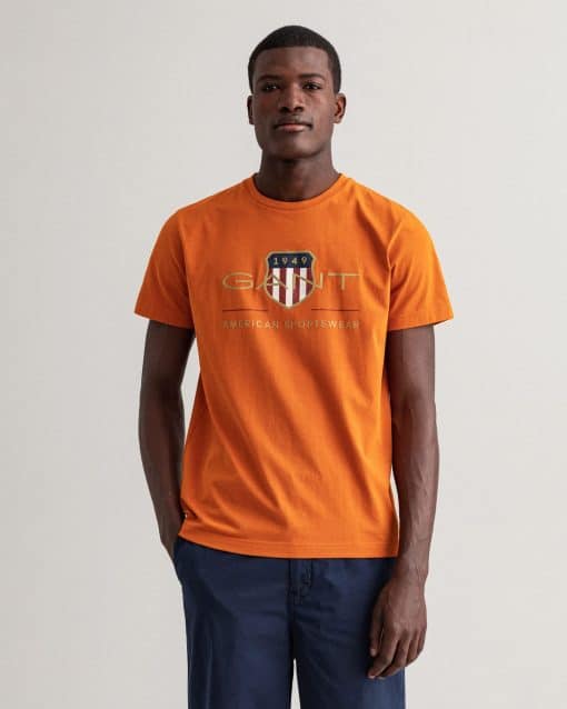 Gant Archive Shield T-shirt Savannah Orange