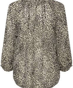 Part Two Erdonae Blouse Cement Leo Print