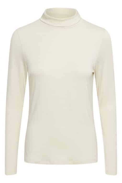 Part Two Efinas Rollneck T-shirt Whitecap Gray