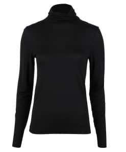 Stenströms Brielle Jersey Roll Neck Black