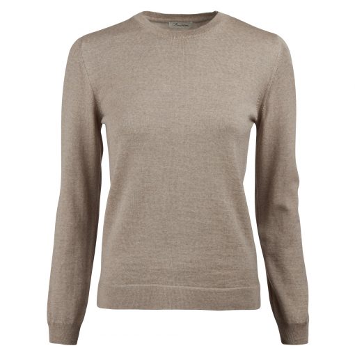 Stenströms Signe Merino Crew Knit Beige