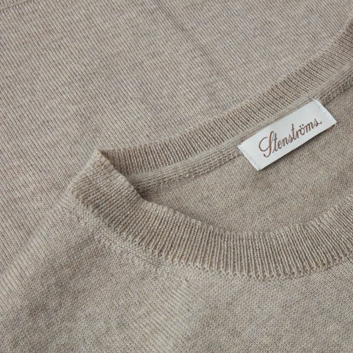 Stenströms Signe Merino Crew Knit Beige