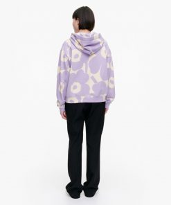 Marimekko Niittyhopea Unikko Hoodie Lilac