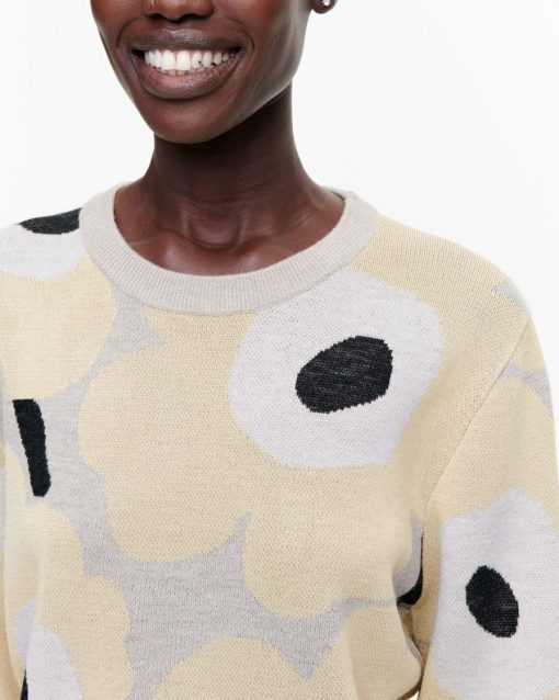 Marimekko Helmioksa Unikko Knit