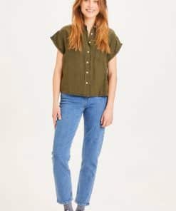 Knowledge Cotton Apparel Iris Mom Jeans Light Blue