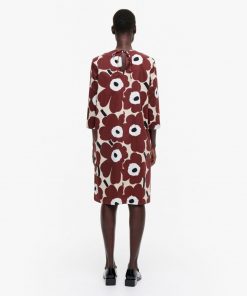 Marimekko Havaittu Pieni Unikko Dress Brown
