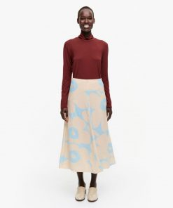 Marimekko Pieni Unikko Skirt Blue