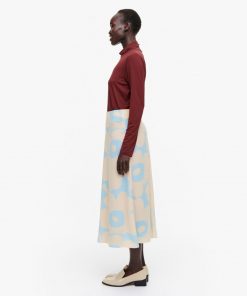 Marimekko Pieni Unikko Skirt Blue