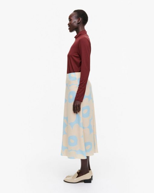 Marimekko Pieni Unikko Skirt Blue