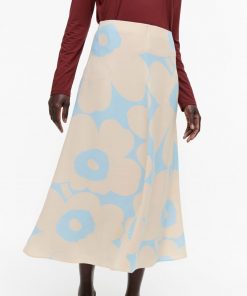 Marimekko Pieni Unikko Skirt Blue