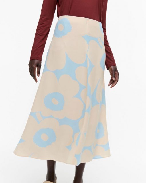 Marimekko Pieni Unikko Skirt Blue