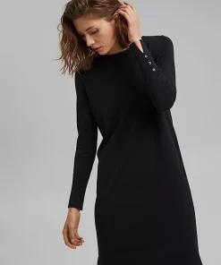 Esprit Knitted Dress Black