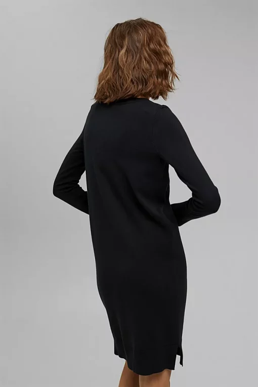 Esprit Knitted Dress Black