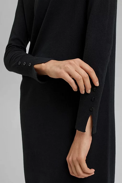 Esprit Knitted Dress Black