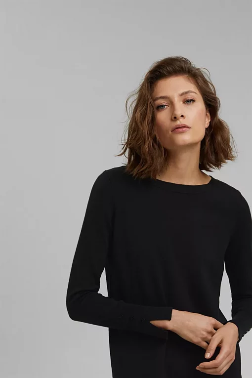Esprit Knitted Dress Black