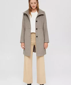 Esprit Coat Taupe Melange