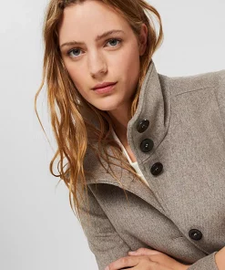 Esprit Coat Taupe Melange
