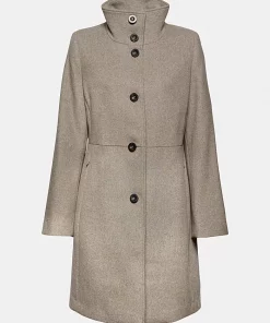 Esprit Coat Taupe Melange