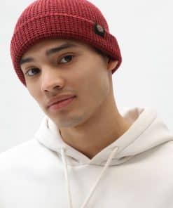Dickies Woodworth Waffle Beanie Biking Red