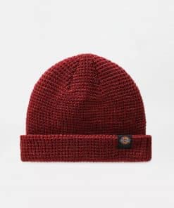 Dickies Woodworth Waffle Beanie Biking Red