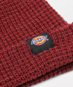 Dickies Woodworth Waffle Beanie Biking Red