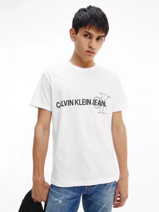 Calvin Klein Graphic Logo Tee Bright White