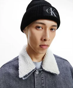 Calvin Klein Monogram Beanie Black