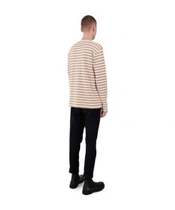 Makia Verkstad Longsleeve Men Camel/White