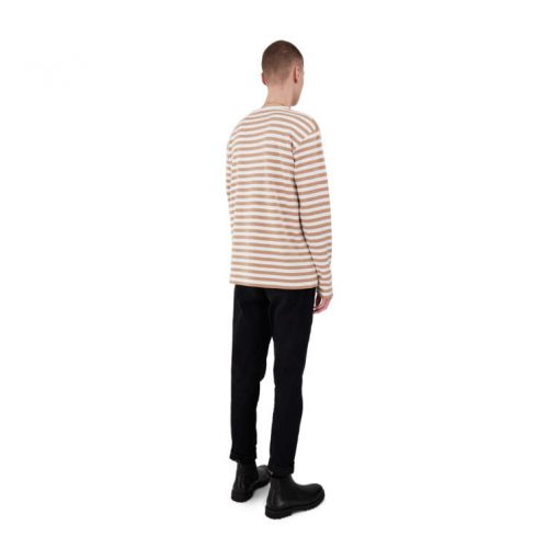 Makia Verkstad Longsleeve Men Camel/White