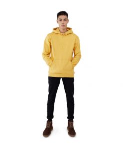 Makia Folke Hooded Sweatshirt Ochre