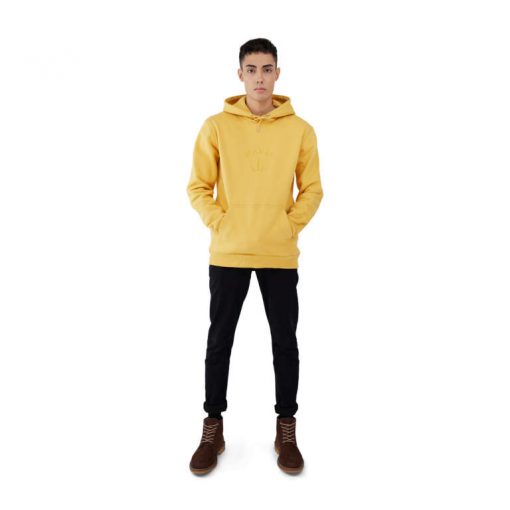 Makia Folke Hooded Sweatshirt Ochre