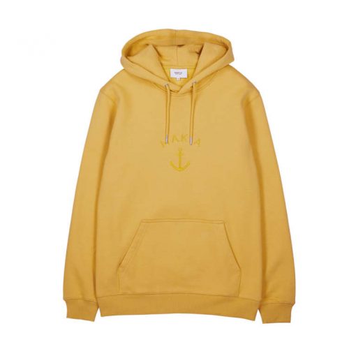 Makia Folke Hooded Sweatshirt Ochre