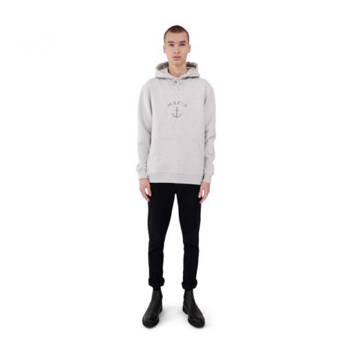 Makia Folke Hooded Sweatshirt Light Grey
