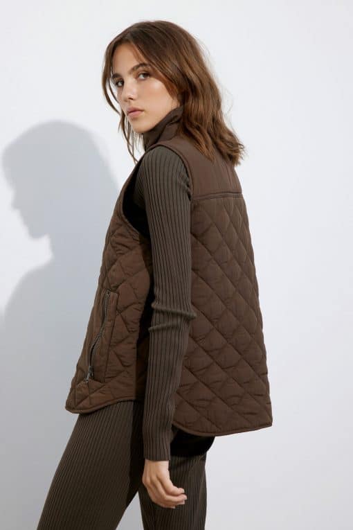 Envii Ensolange Waistcoat Slate Black