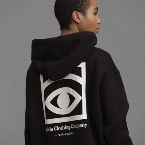Makia Ögon Unisex Hooded Sweatshirt Black